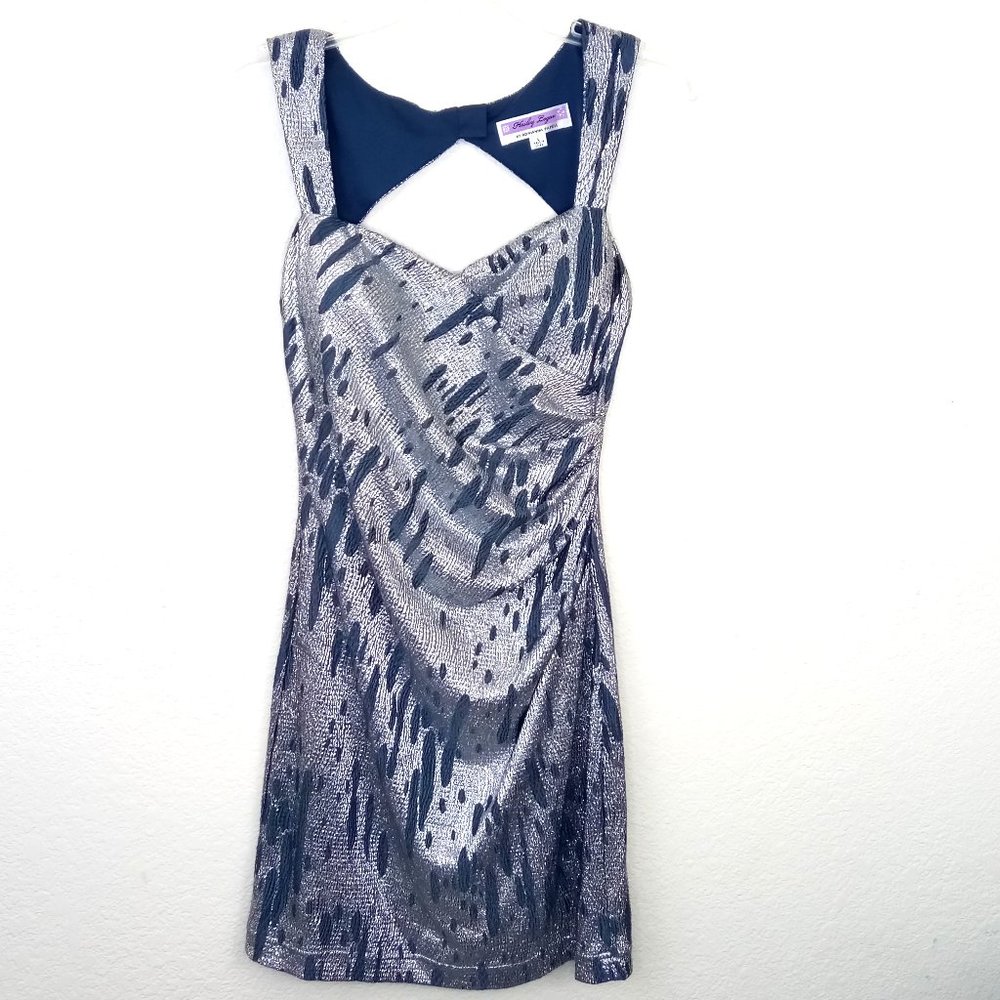 Hailey Logan Sweetheart Cut Out Back Dress Large